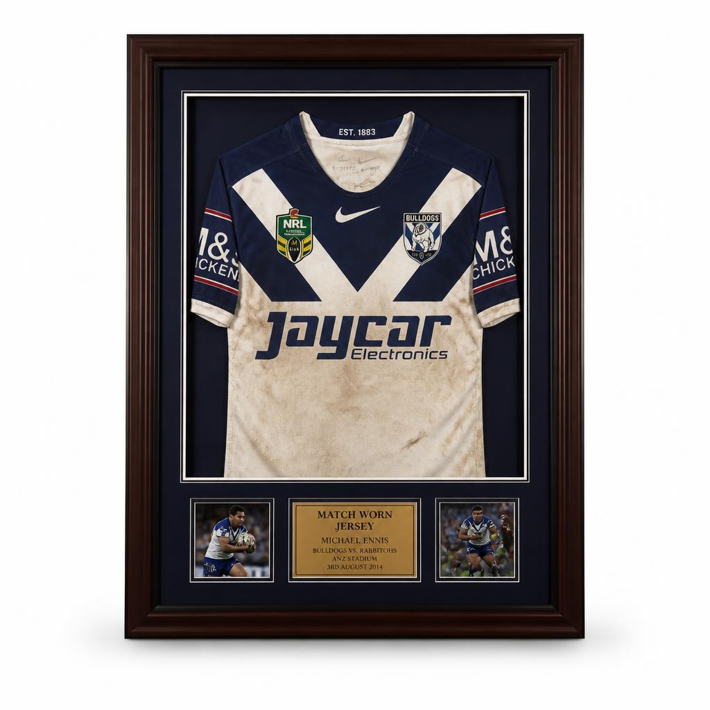 Framed pro rugby jersey